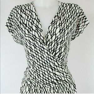Tart Black & White Print Romper Size Small